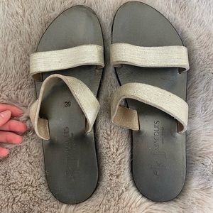 K. Jacques Silver Sandals - size 39